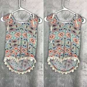 Hooded Tank with Fun Design